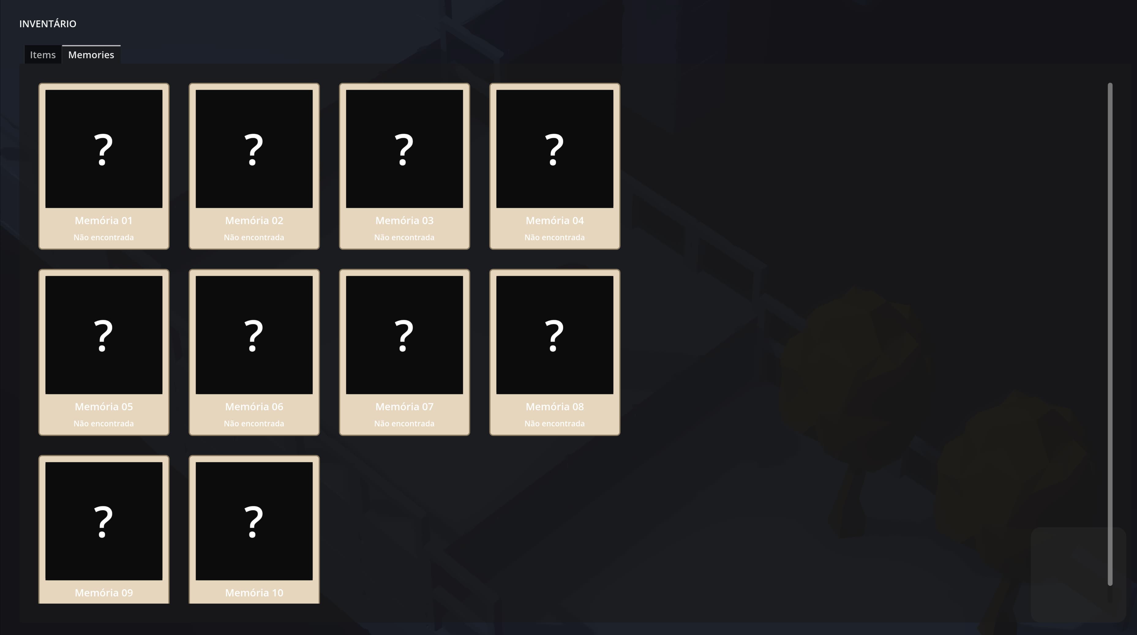 Godot Engine editor with the inventory scene open